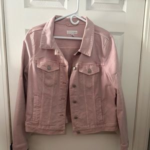 LOFT light pink Denim Jacket XL